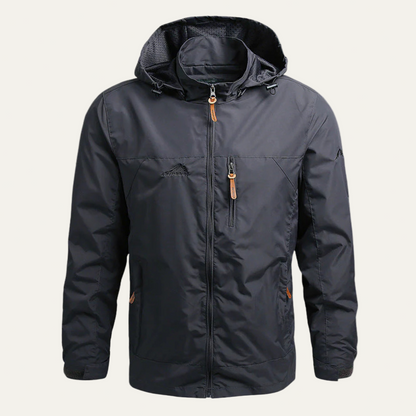 Men’s Waterproof Casual Windbreaker Jacket