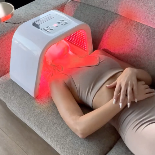 Colorful LED Face Skin Treatment Mask Device - BritishElegance