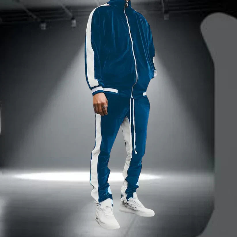 Men's Jackson Velvet Full-Zip Tracksuit