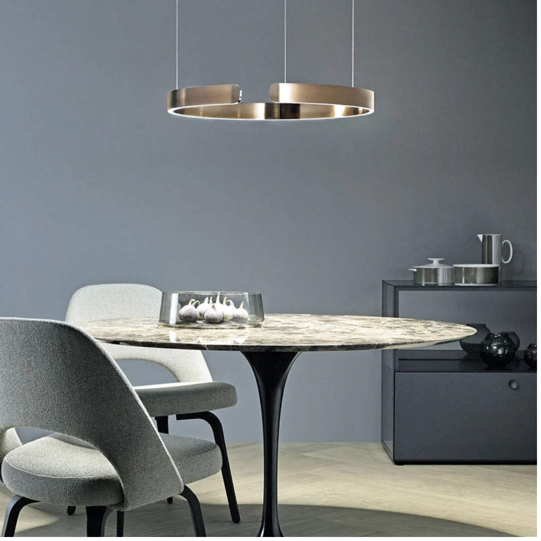 Bright Round LED Hanging Light for Home and Office - BritishElegance