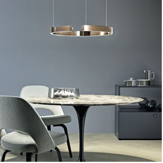 Bright Round LED Hanging Light for Home and Office - BritishElegance