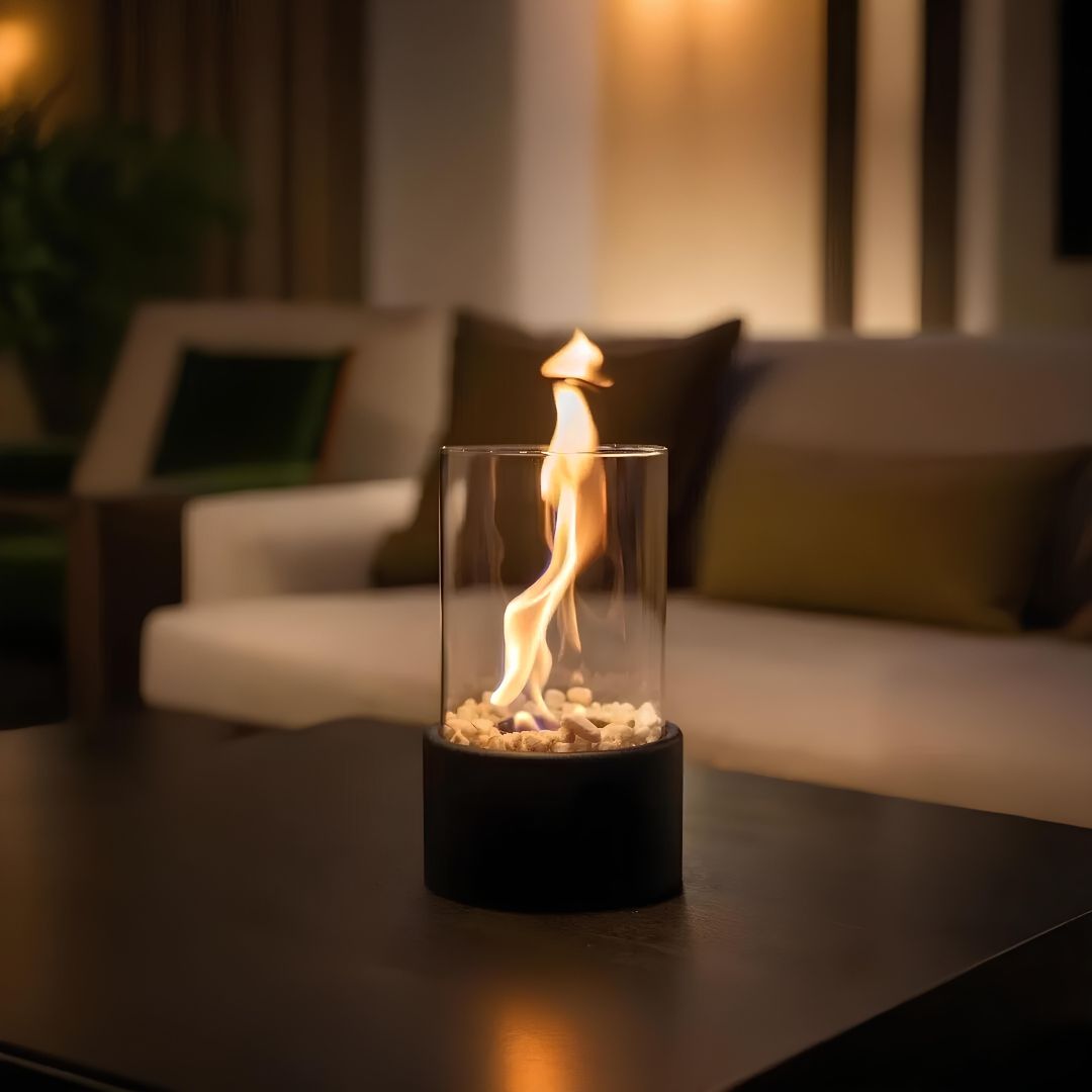 Traditional Glass Oil Burning Lamp - BritishElegance