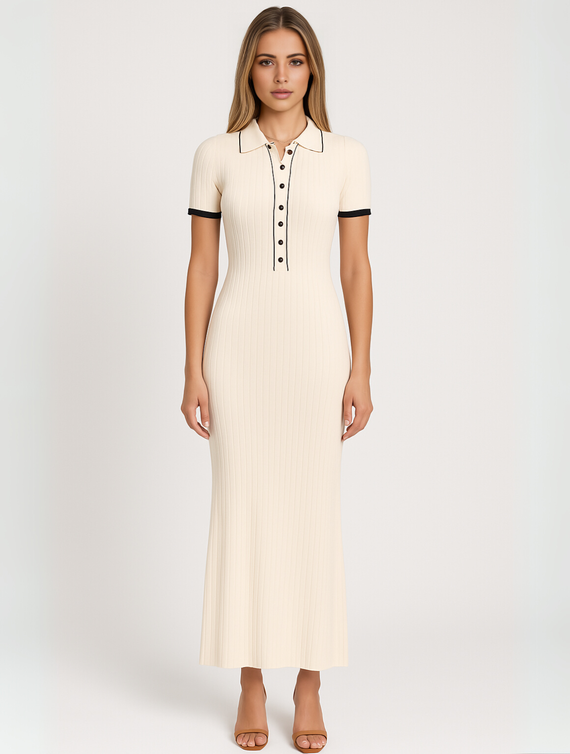 Sexy Fit Floor Length Evening Dress