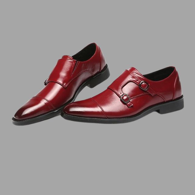 Classic Brown Leather Slip On Shoes for Men