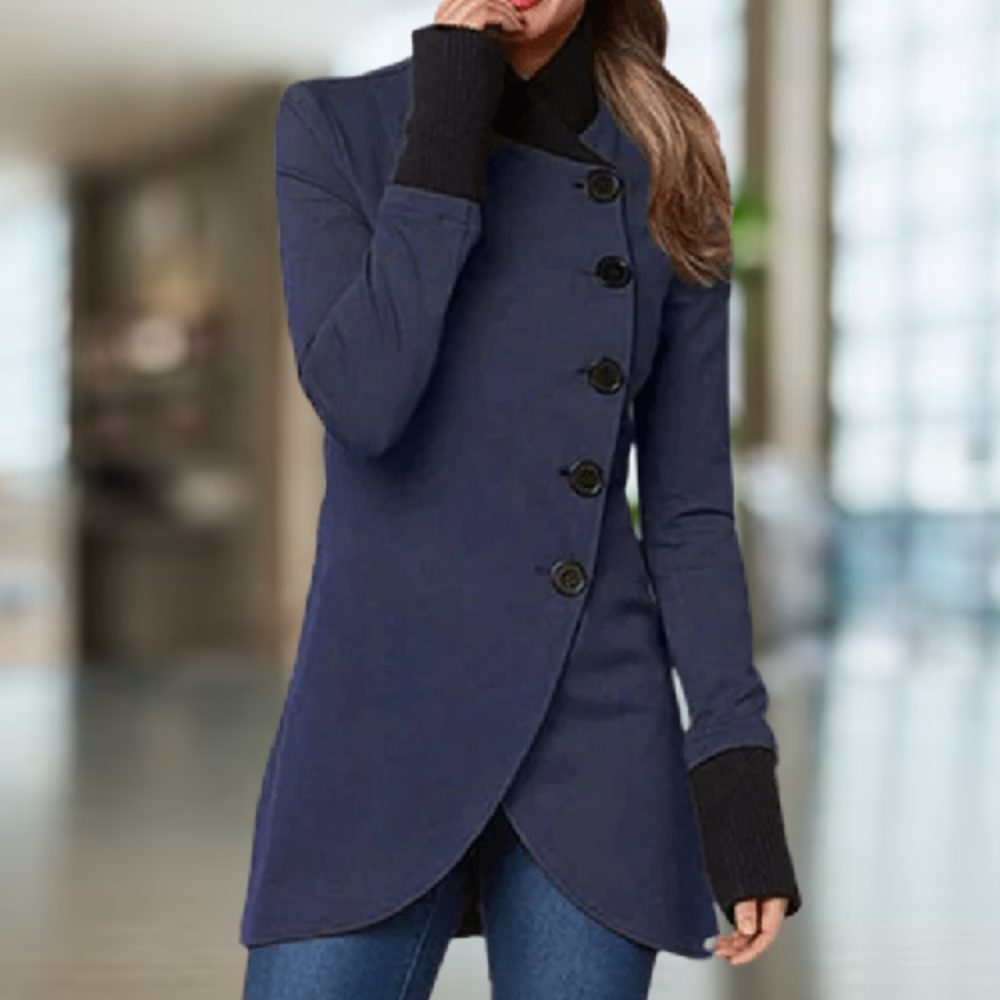 Cindi - Asymmetric coat comfort winter