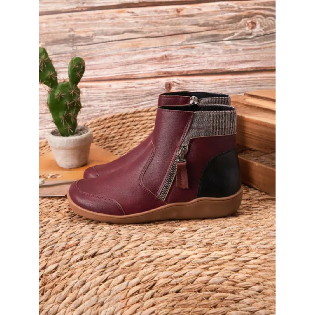 DryTrek – Women’s Waterproof Zip-Up Ankle Boots