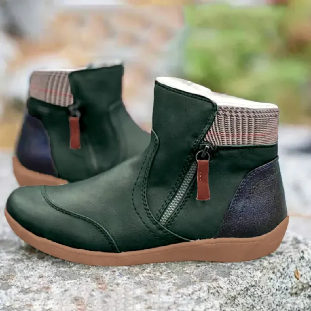 DryTrek – Women’s Waterproof Zip-Up Ankle Boots