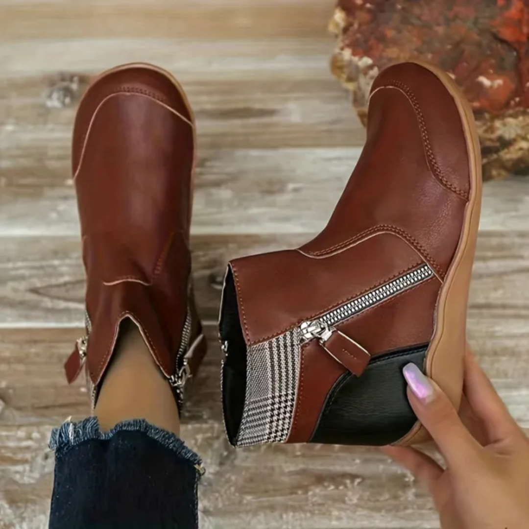DryTrek – Women’s Waterproof Zip-Up Ankle Boots
