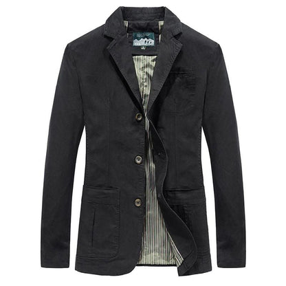 Cevori Three-Button Style Blazer Jacket