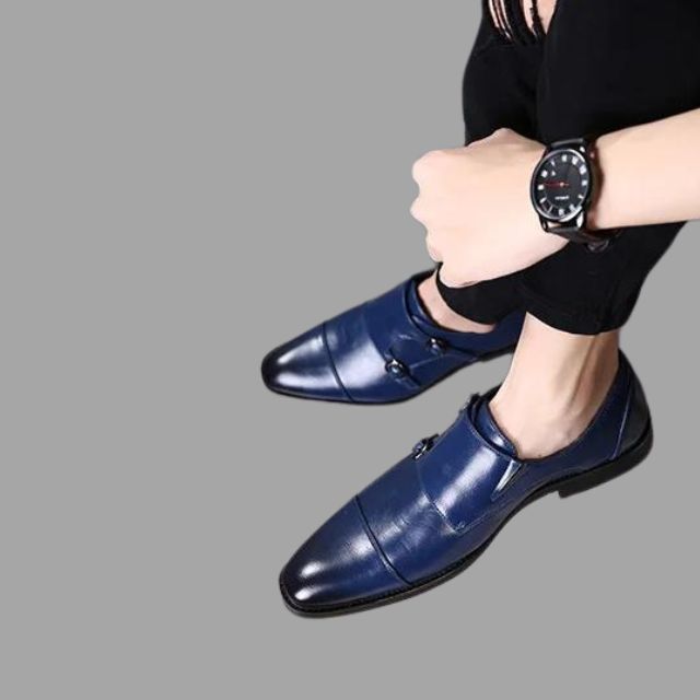 Classic Brown Leather Slip On Shoes for Men