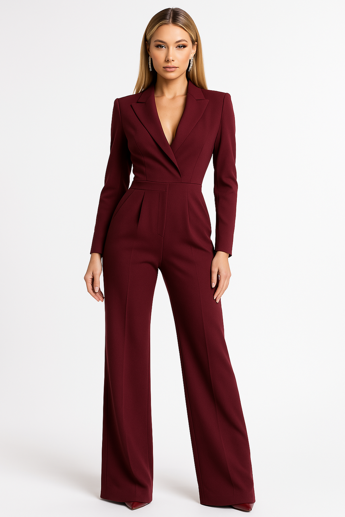 Grayson – Women’s V-Neck Jumpsuit
