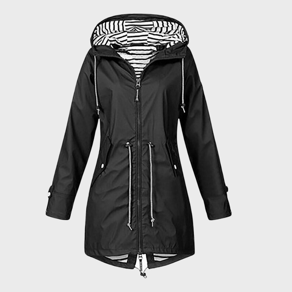 Waterproof Women's Hooded Raincoat