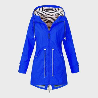 Waterproof Women's Hooded Raincoat
