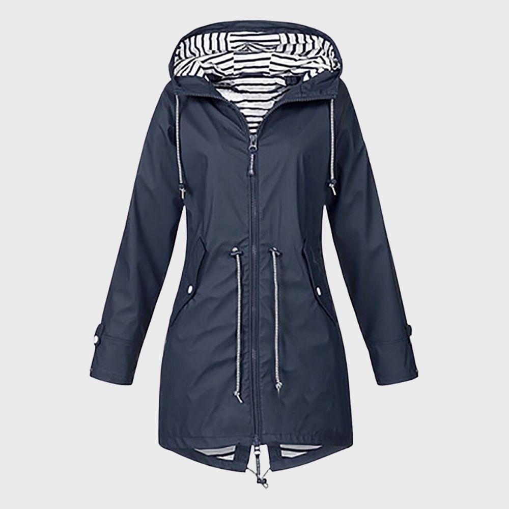 Waterproof Women's Hooded Raincoat
