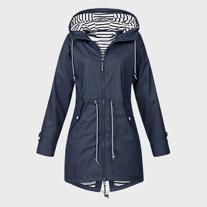 Waterproof Women's Hooded Raincoat