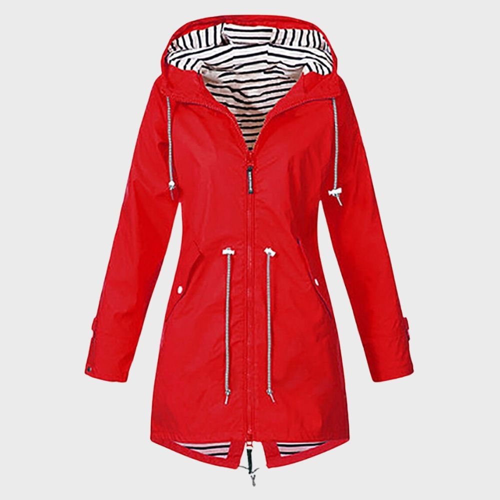 Waterproof Women's Hooded Raincoat