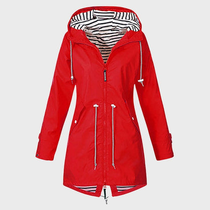 Waterproof Women's Hooded Raincoat