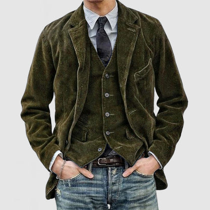 Rayan | Corduroy Men's Suit Jacket