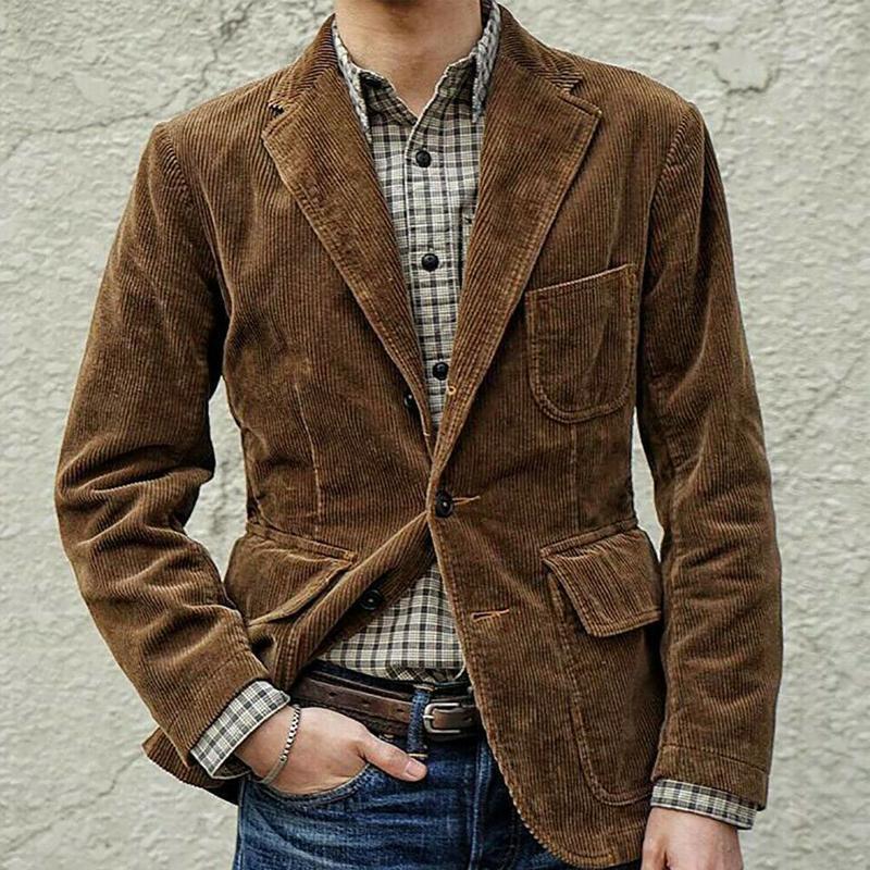 Rayan | Corduroy Men's Suit Jacket