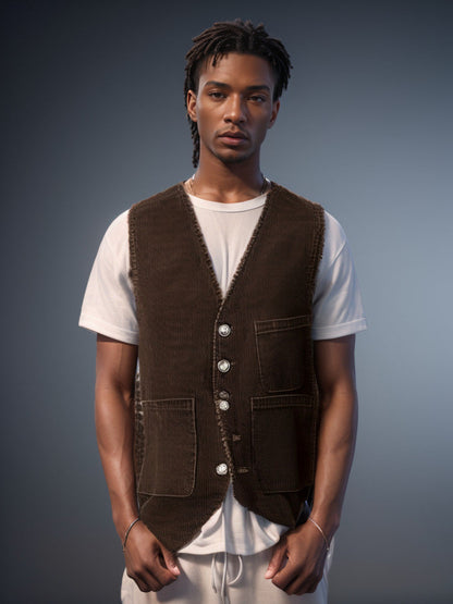Rayan | Corduroy Men's Suit Jacket