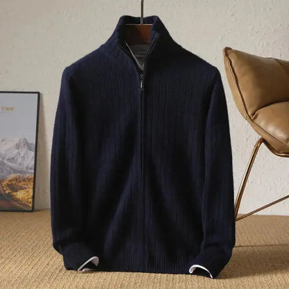 Vest - Blend Stripe Pattern And Flat Layering Shape