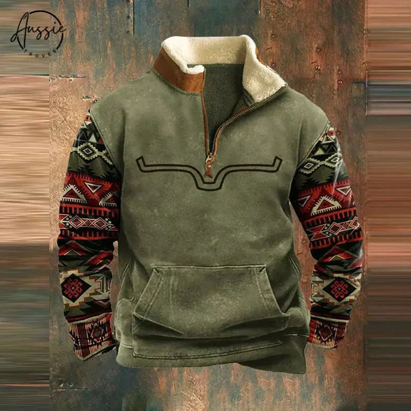 Daniel | Men’s Zip-Up Pullover – Warm, Stylish & Comfortable Everyday Layer