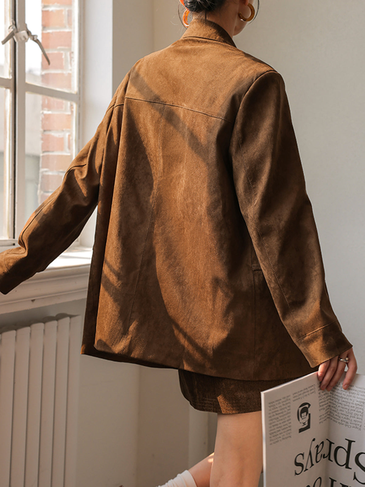 Denise | Vintage Suede Blazer