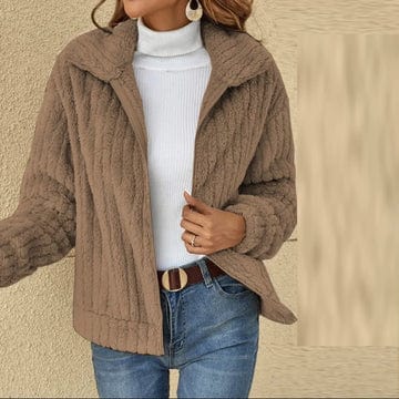 Warm Ribbed Winter Jacket