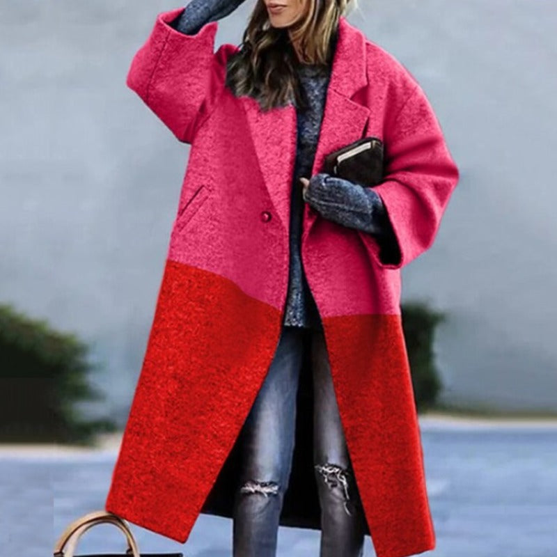 Happy | Women's Oversized Long Winter Fleece Jacket