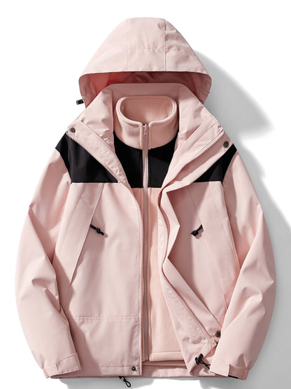 Kimberley | Women's 3-in-1 Hooded Fleece Lined Winter Jacket