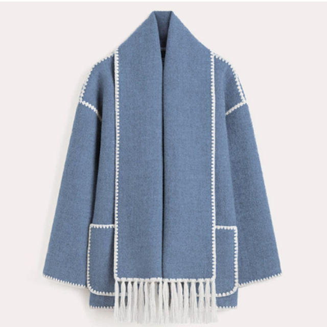 Audrey | Women's Winter Statement Jacket with Scarf