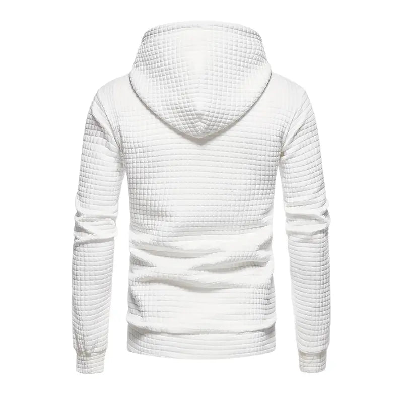 Waffle Textured Hoodie for Men