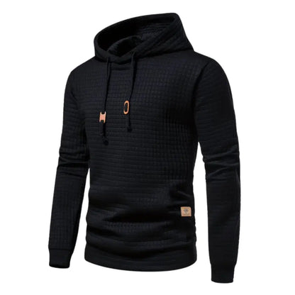 Waffle Textured Hoodie for Men