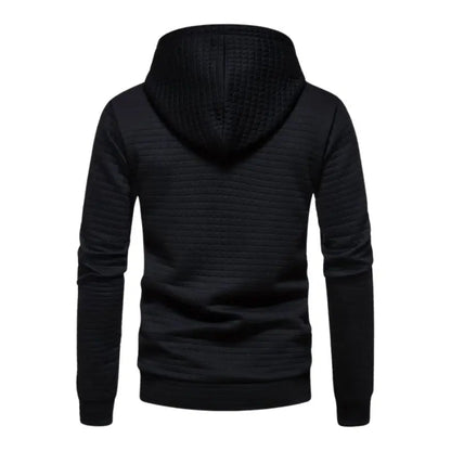 Waffle Textured Hoodie for Men