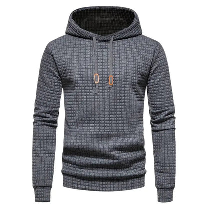 Waffle Textured Hoodie for Men