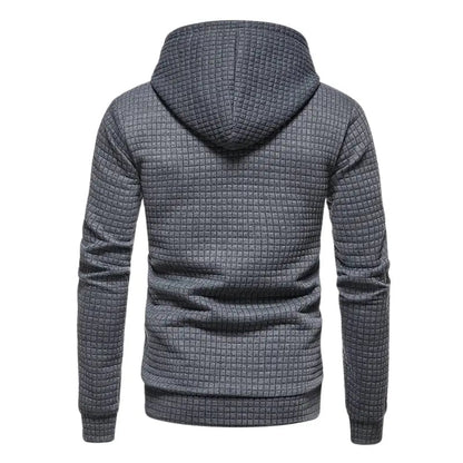 Waffle Textured Hoodie for Men