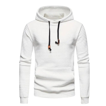 Waffle Textured Hoodie for Men