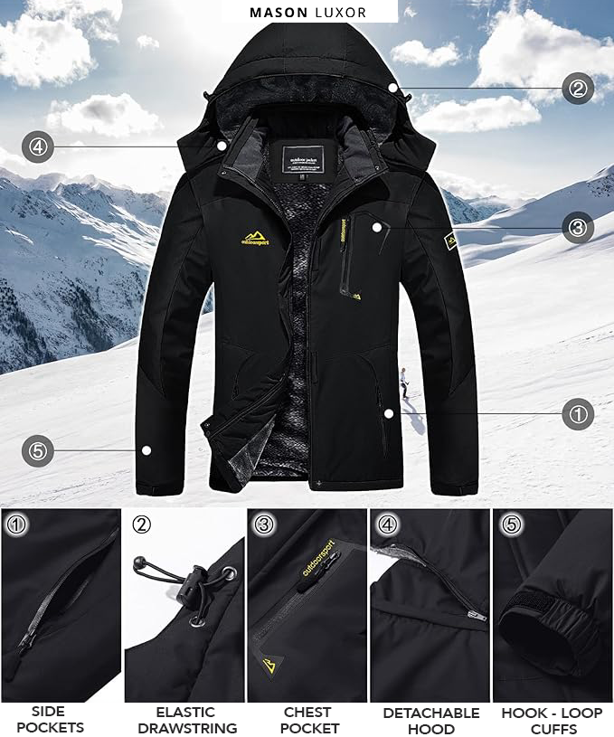 Warm Waterproof Winter Jacket
