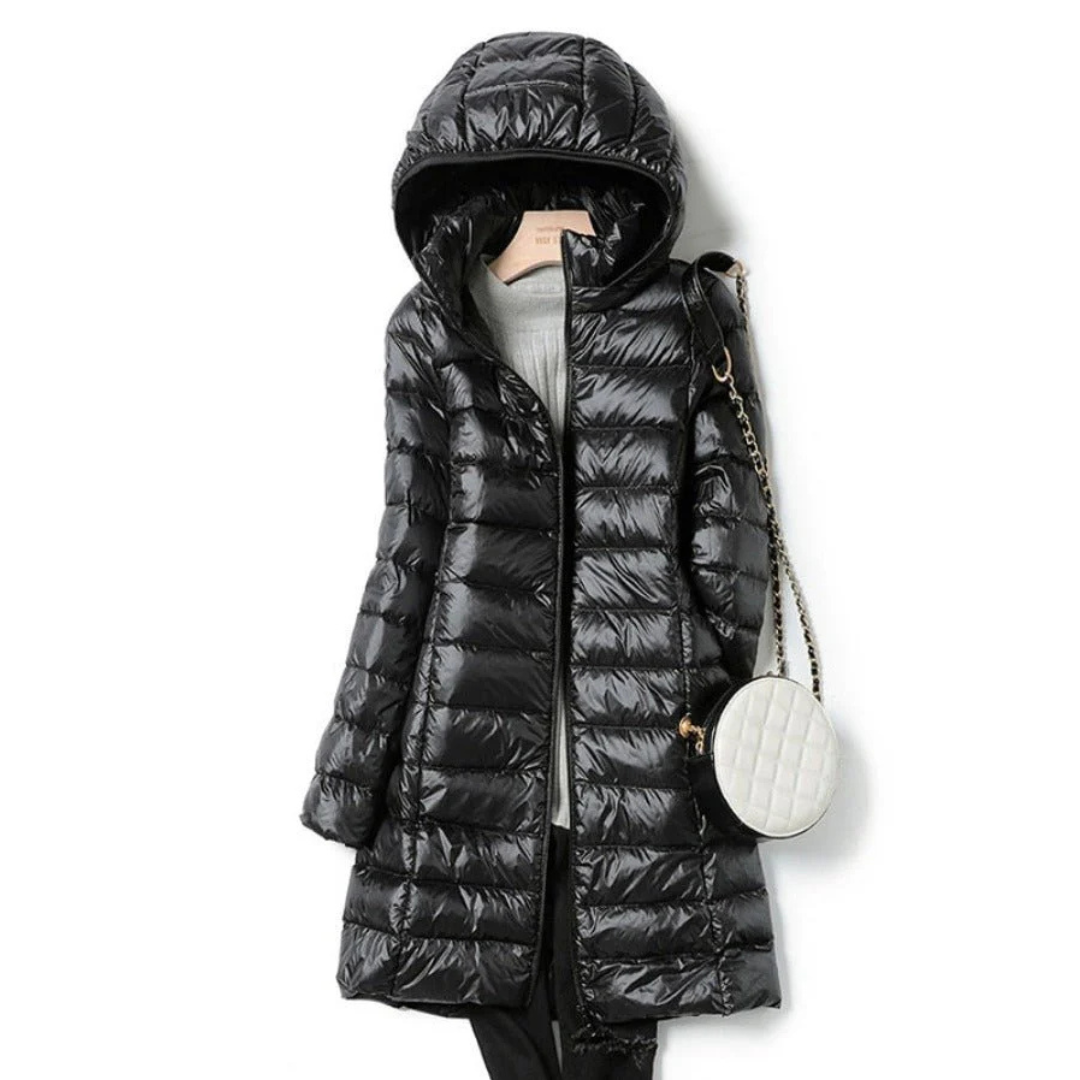 Rose | Stylish Women’s Winter Puffer Jacket with Hood — Cozy and Warm