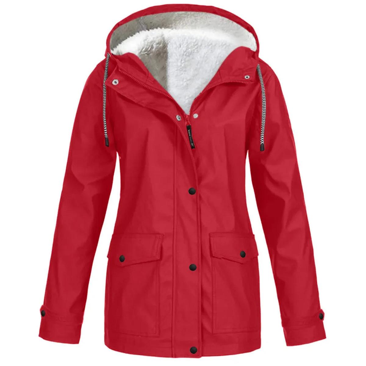 Warm Insulated Waterproof Parka Coat With Hood