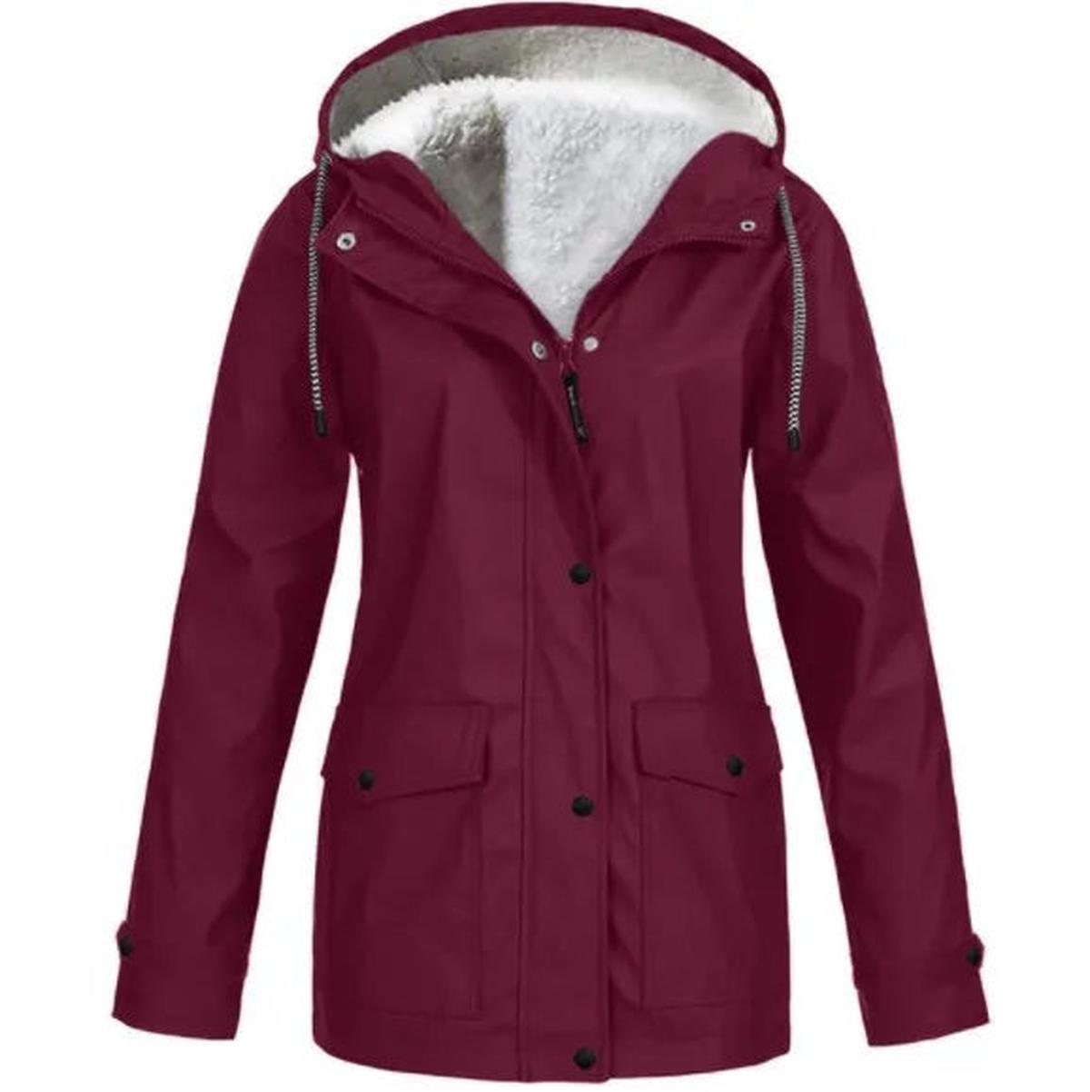 Warm Insulated Waterproof Parka Coat With Hood