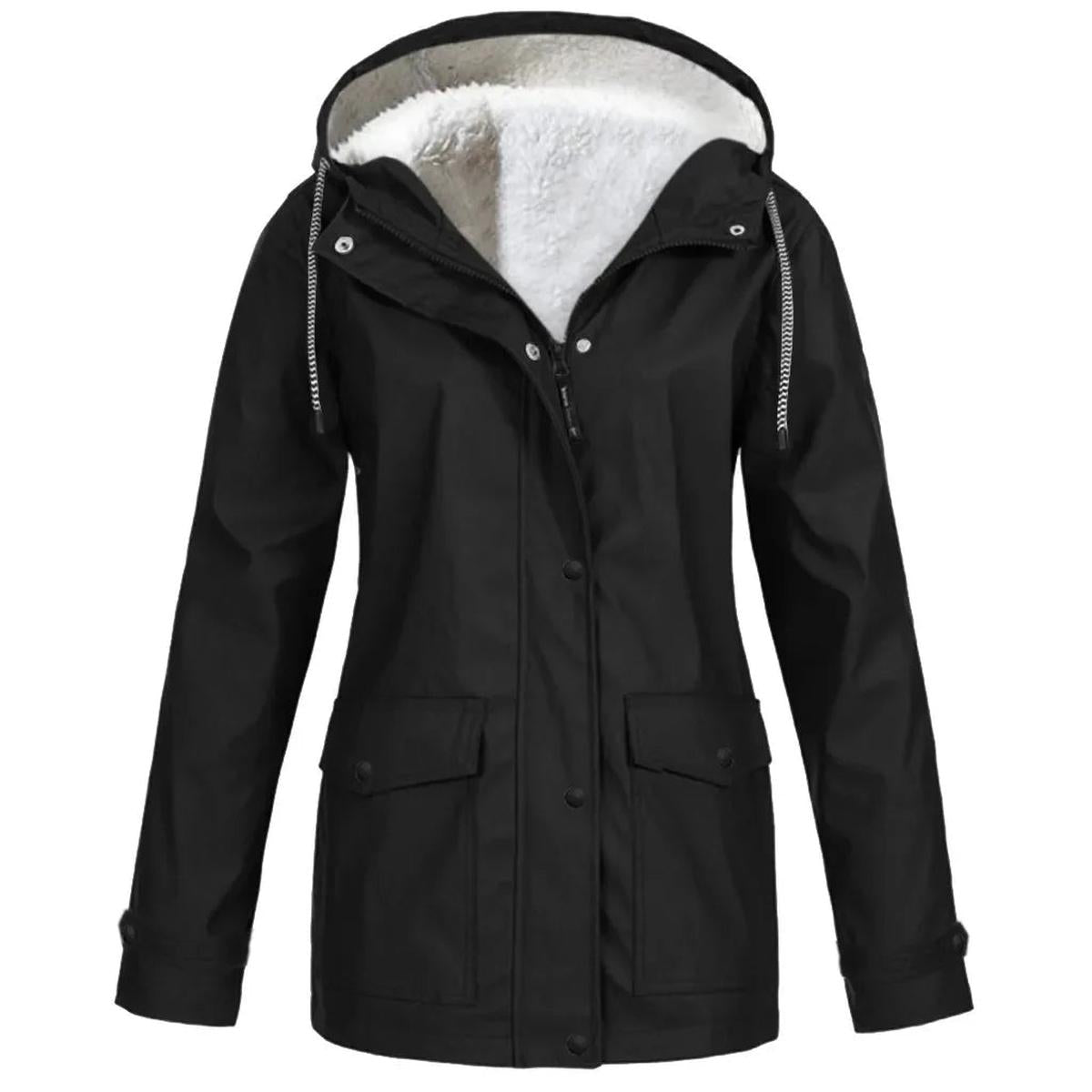 Warm Insulated Waterproof Parka Coat With Hood - BritishElegance
