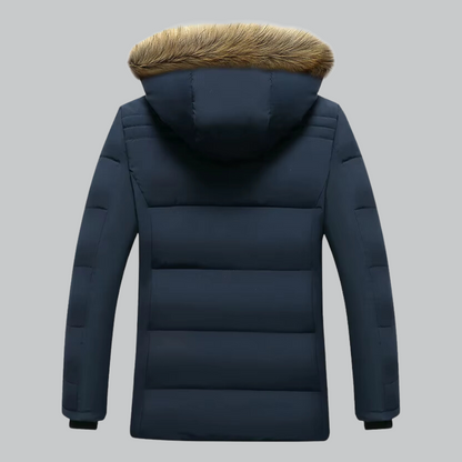 Men’s Insulated Fur-Lined Hooded Parka