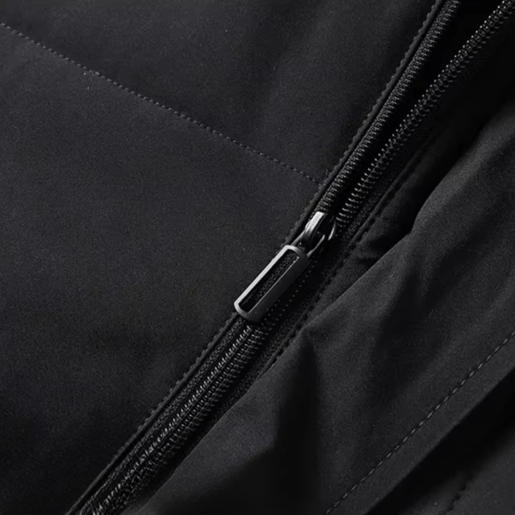 Men’s Fleece-Lined Detachable Hood Parka