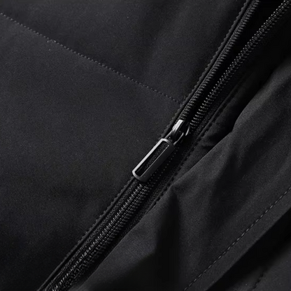 Men’s Fleece-Lined Detachable Hood Parka