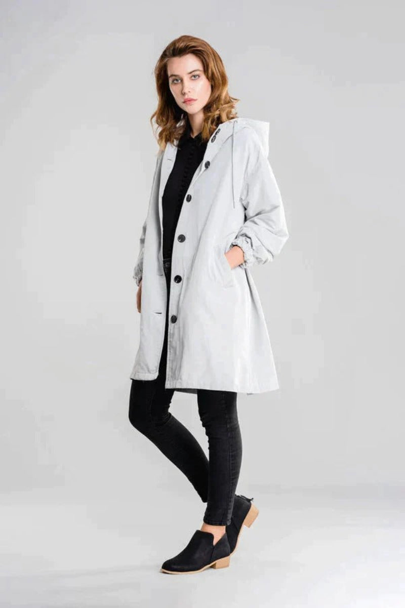 Waterproof Women's Rain Jacket with Hood - BritishElegance