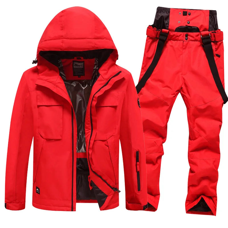Waterproof Snow Ski Jacket and Pants Set - BritishElegance