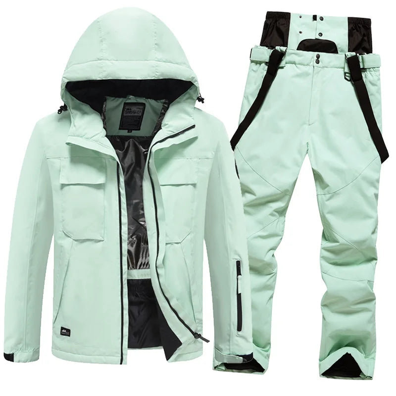 Waterproof Snow Ski Jacket and Pants Set