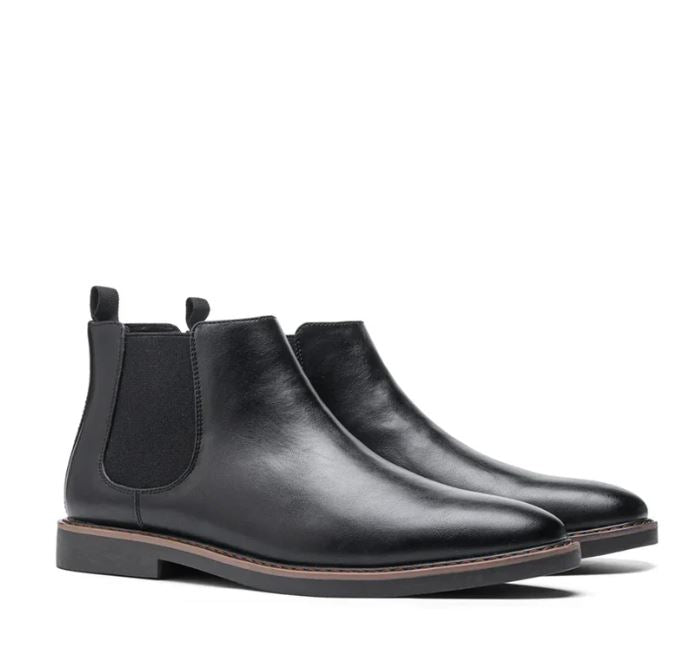 Stylish Men's Leather Ankle Boots Everyday Wear