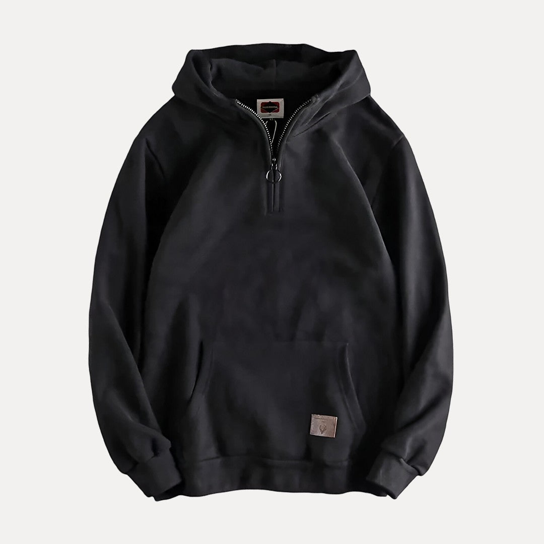Men’s Relaxed Half Zip Hoodie